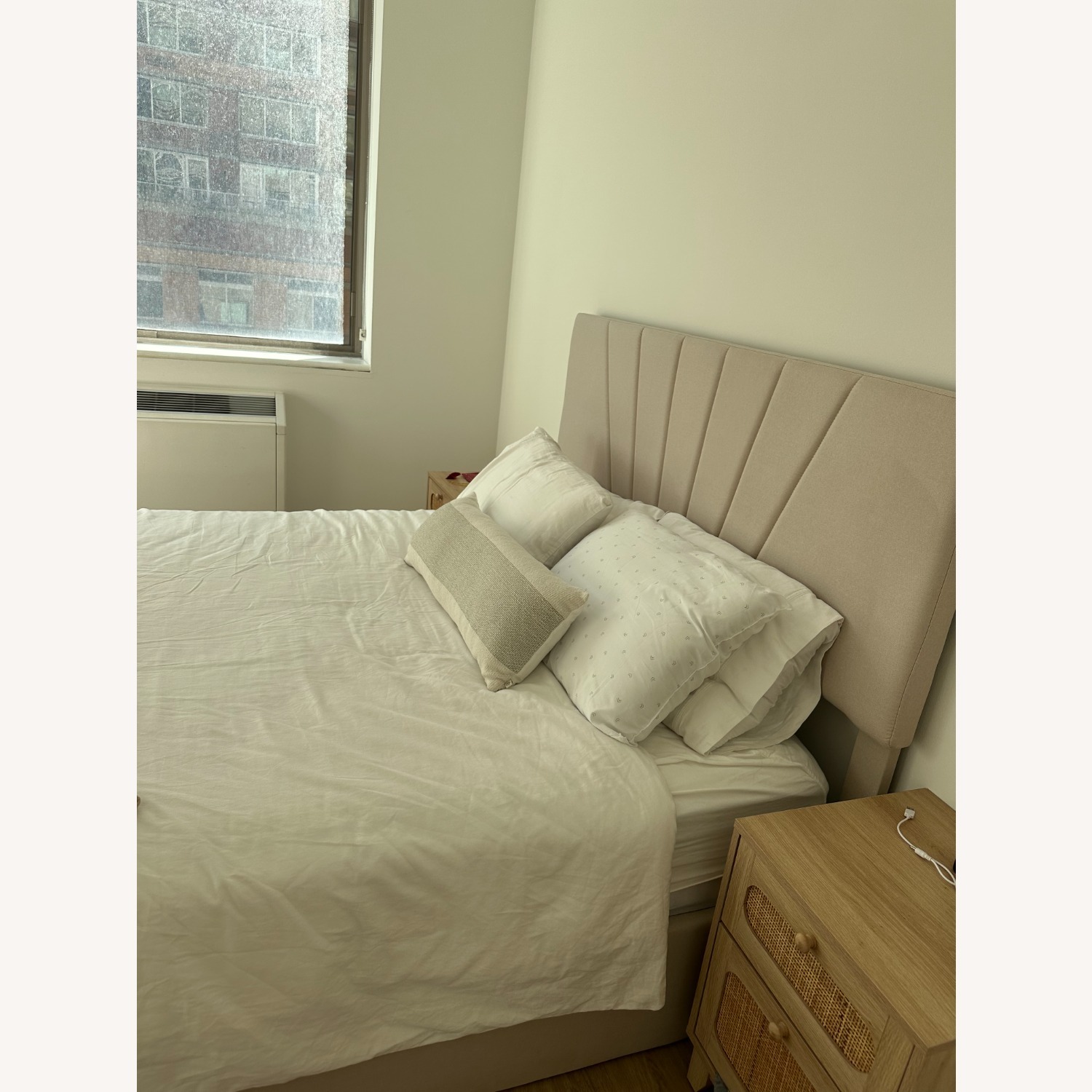 Target Queen Bed Beige - image-1