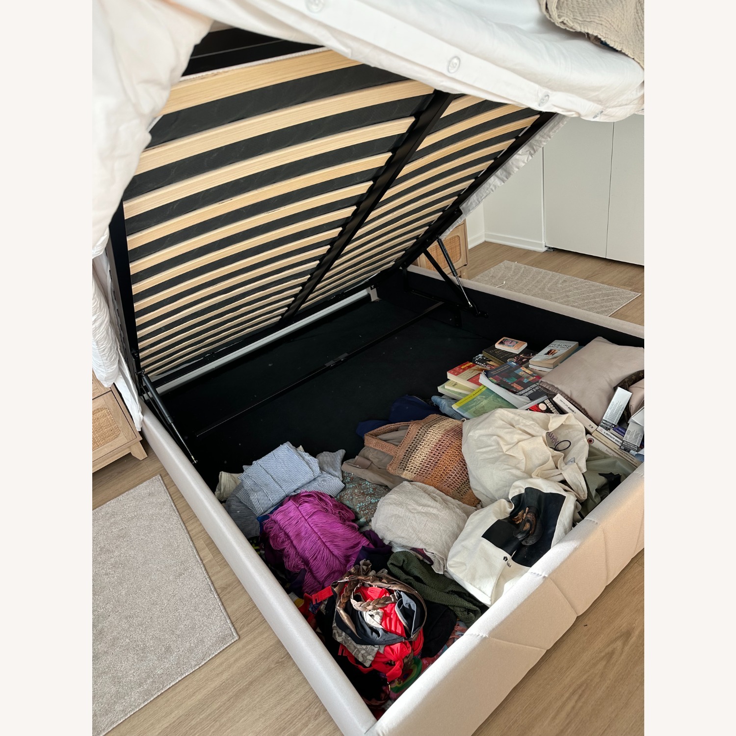 Target Queen Bed Beige - image-3