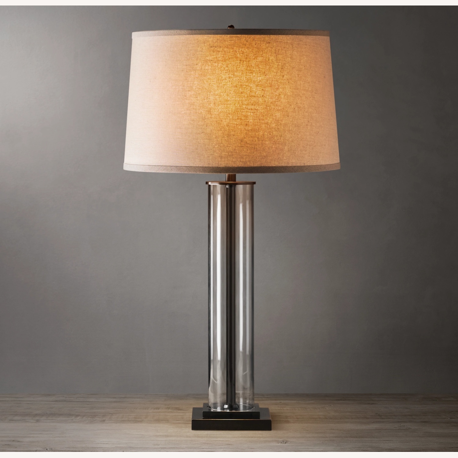 Restoration Hardware French Column Glass Table Lamps - image-0