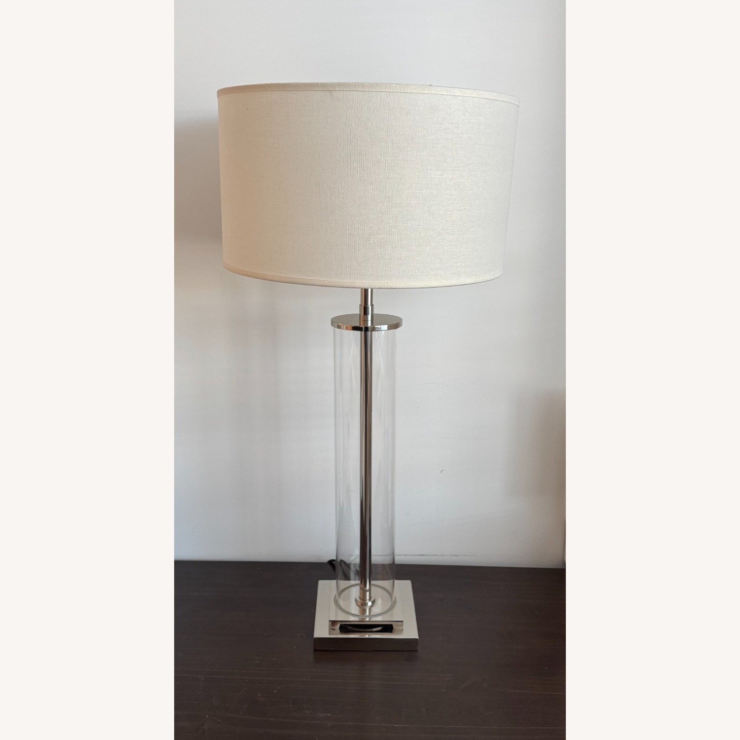 Restoration Hardware French Column Glass Table Lamps - image-1