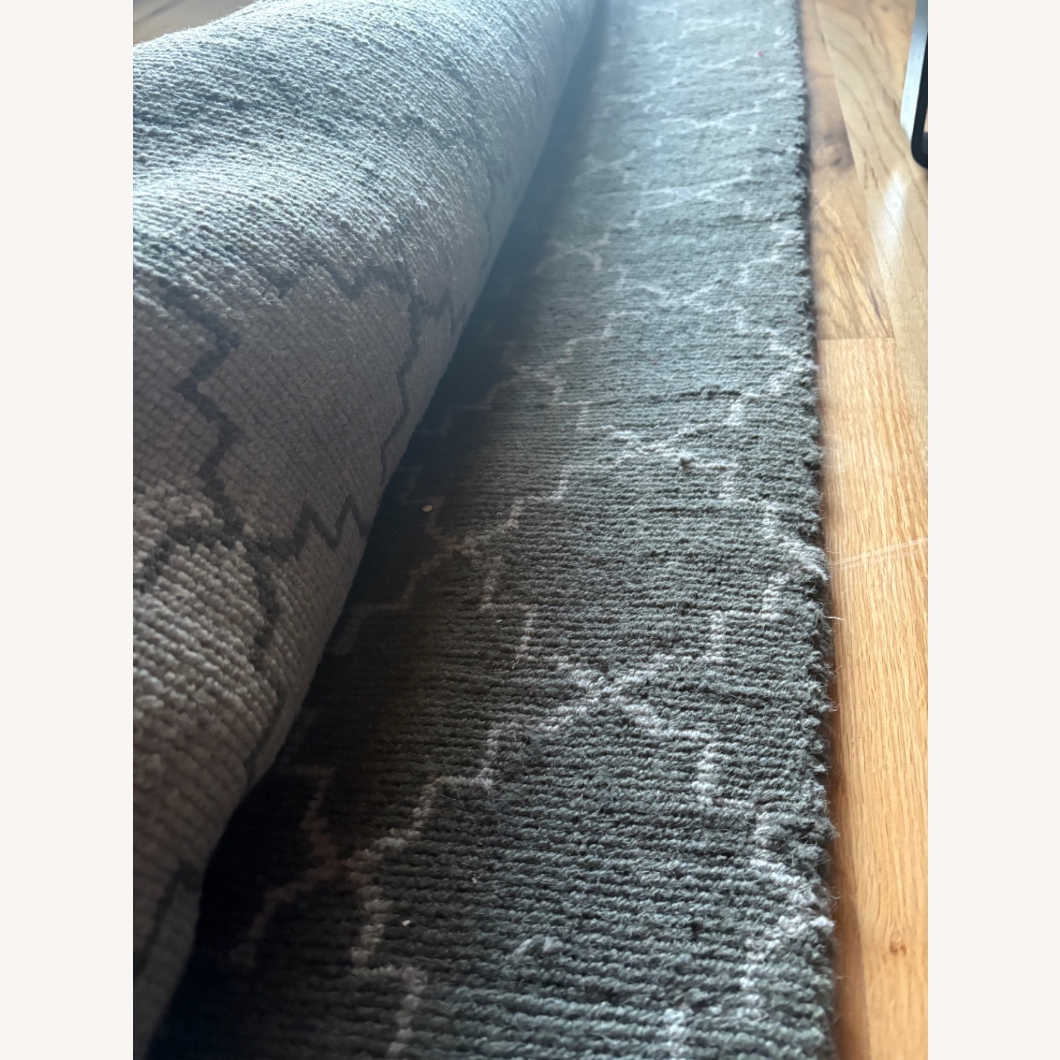 Hook and Loom Grey Rug - image-1