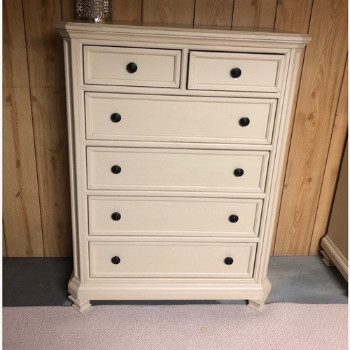 Used Bob's Discount Furniture Natural Wood Dresser for sale on AptDeco