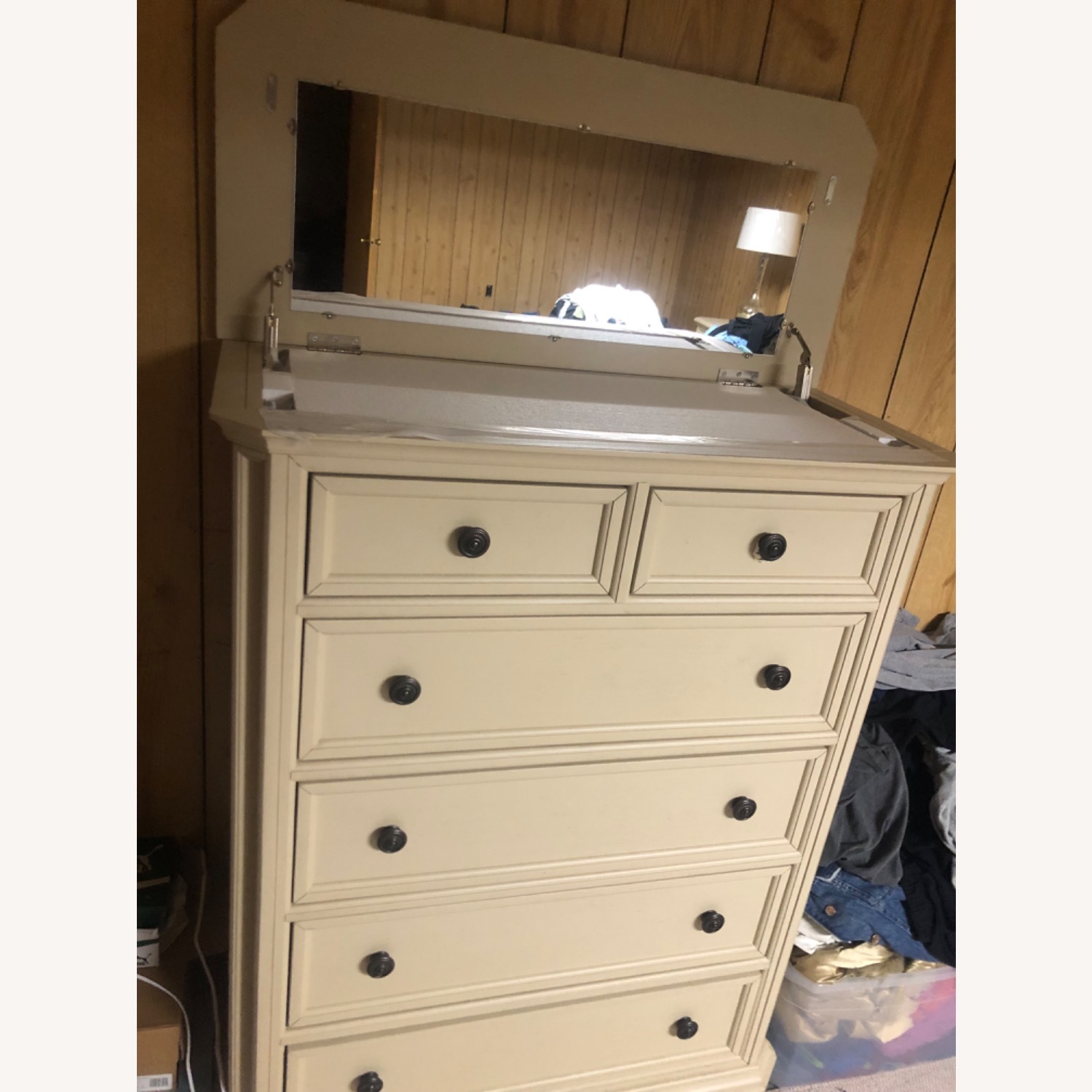 Bob's Discount Furniture Natural Wood Dresser - image-2