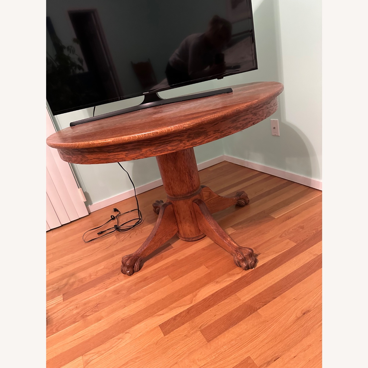 Vintage/Antique Finds Dark Brown Side Table - image-2