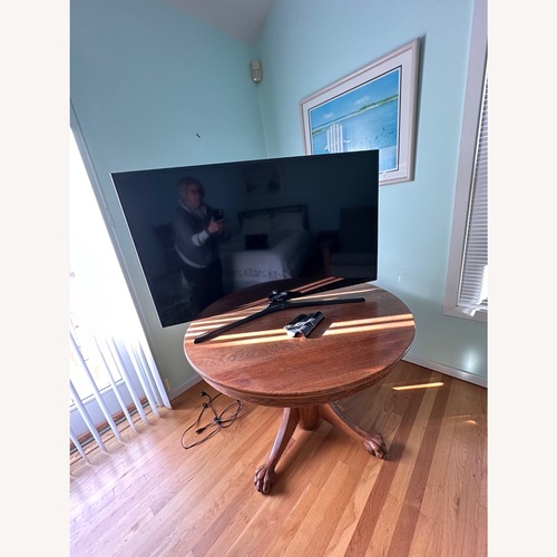 Used Vintage/Antique Finds Dark Brown Side Table for sale on AptDeco