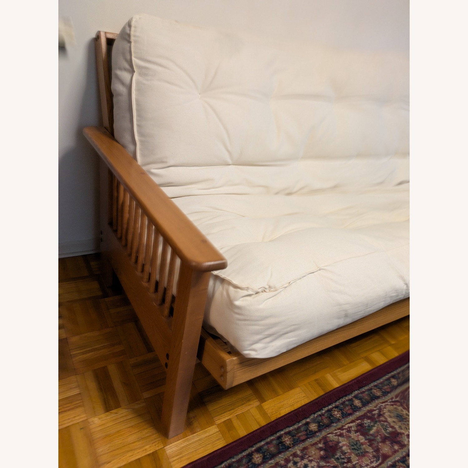 Natural Full Futon Frame - image-3