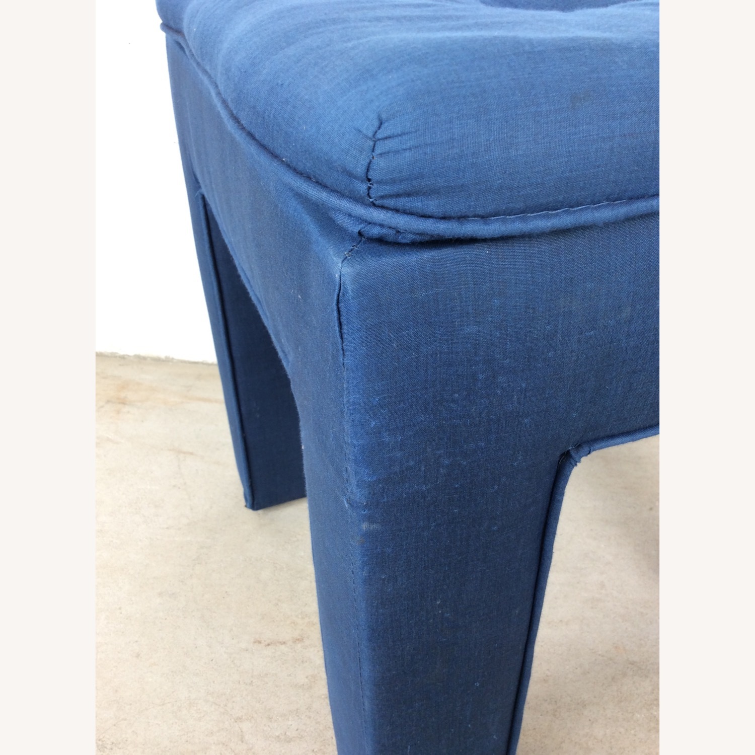 Vintage Parsons Style Stool with Tufted Seat - image-10