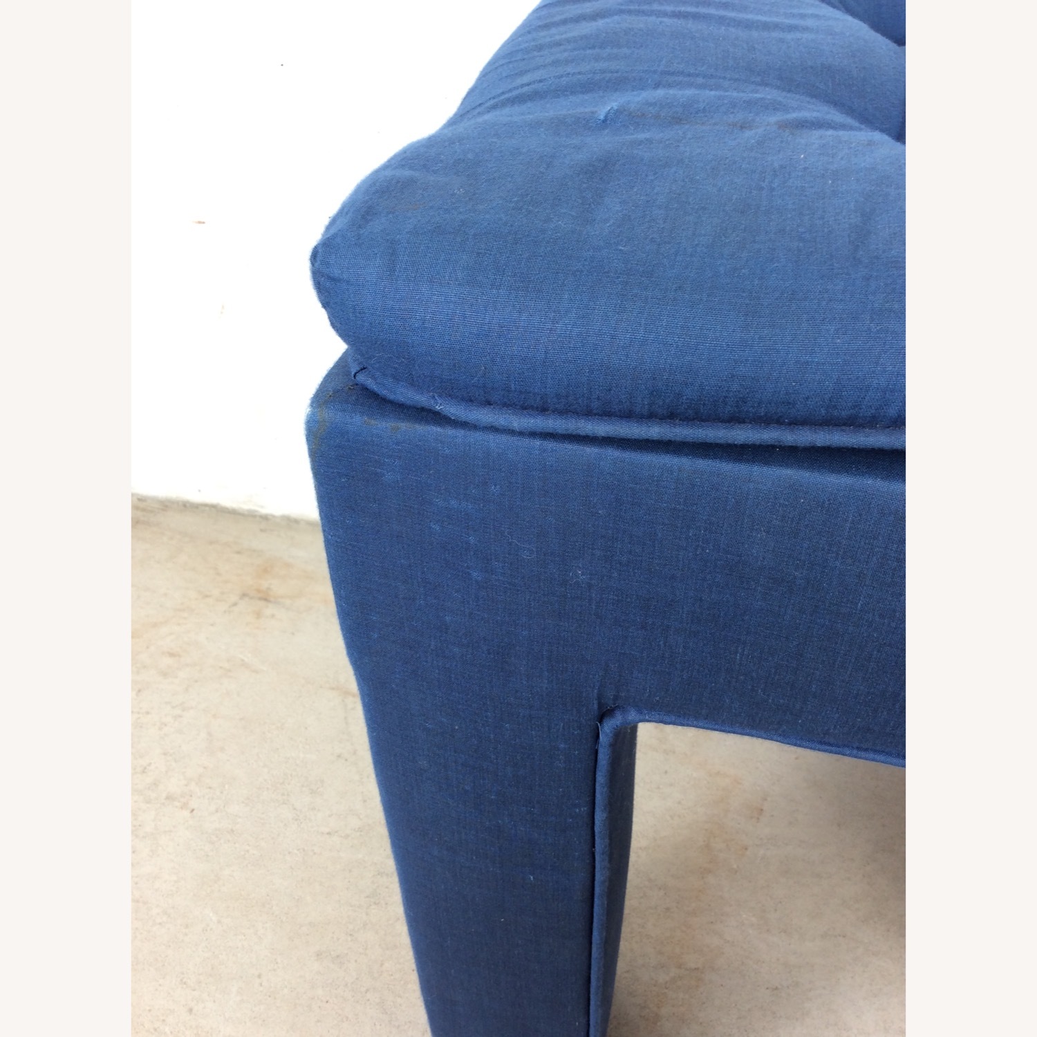 Vintage Parsons Style Stool with Tufted Seat - image-12