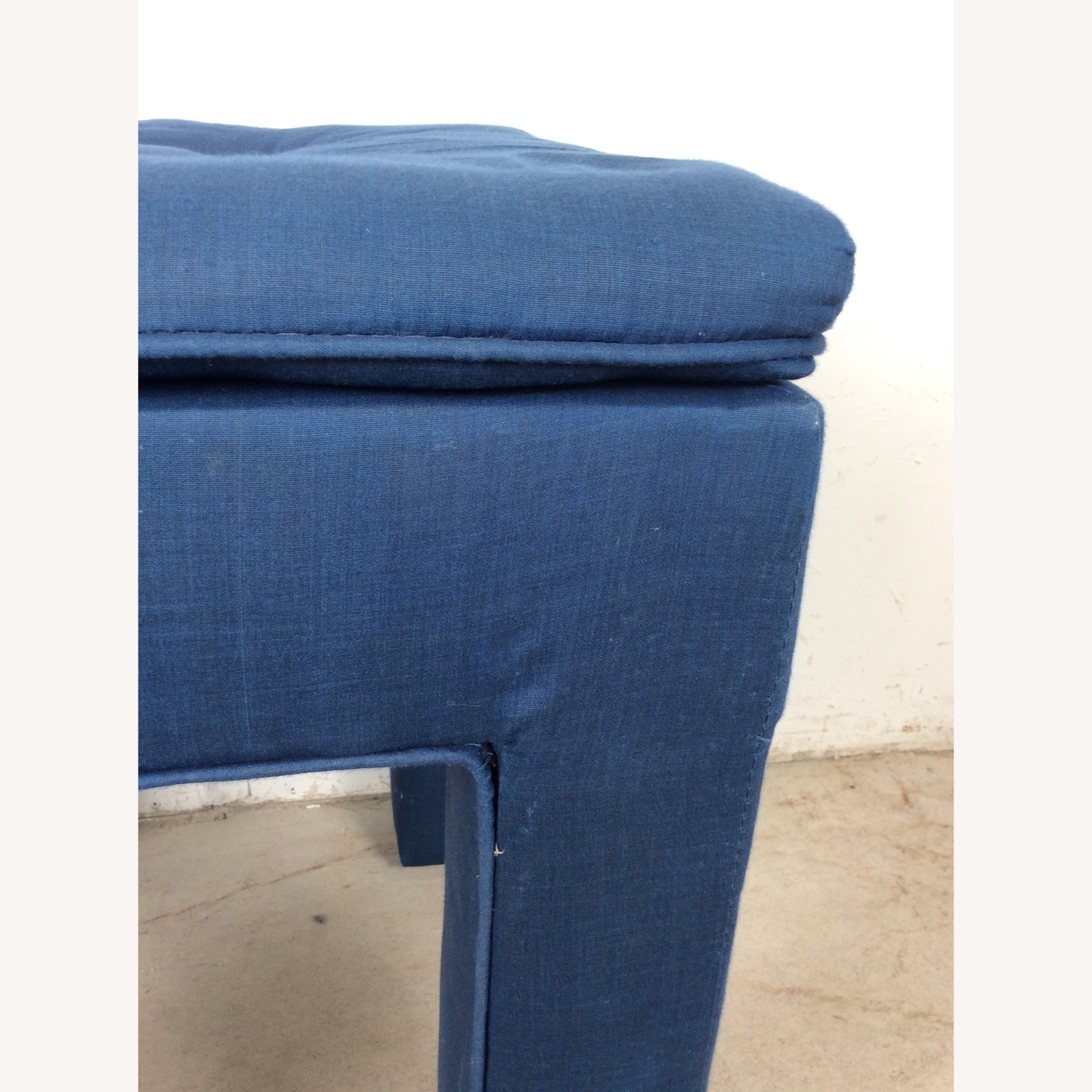 Vintage Parsons Style Stool with Tufted Seat - image-13