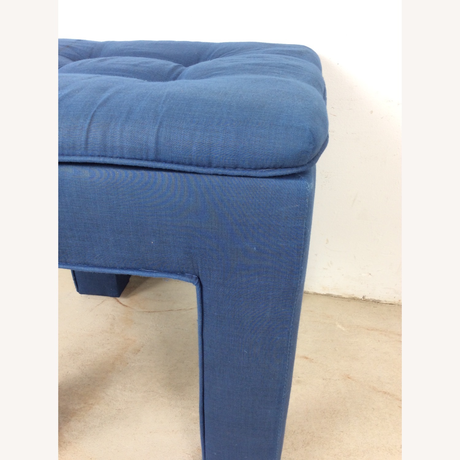 Vintage Parsons Style Stool with Tufted Seat - image-6