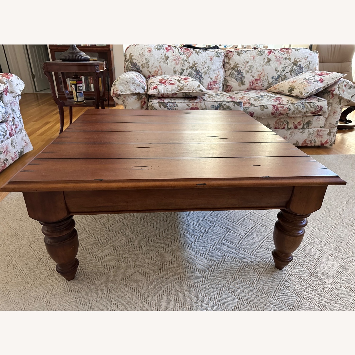 Dark Brown Coffee Table - image-5