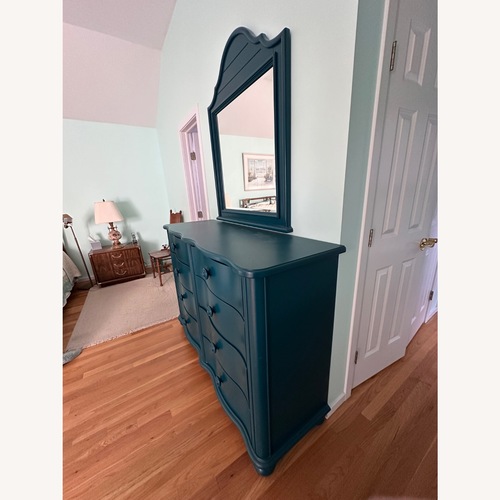 Used Green Wood Dresser for sale on AptDeco