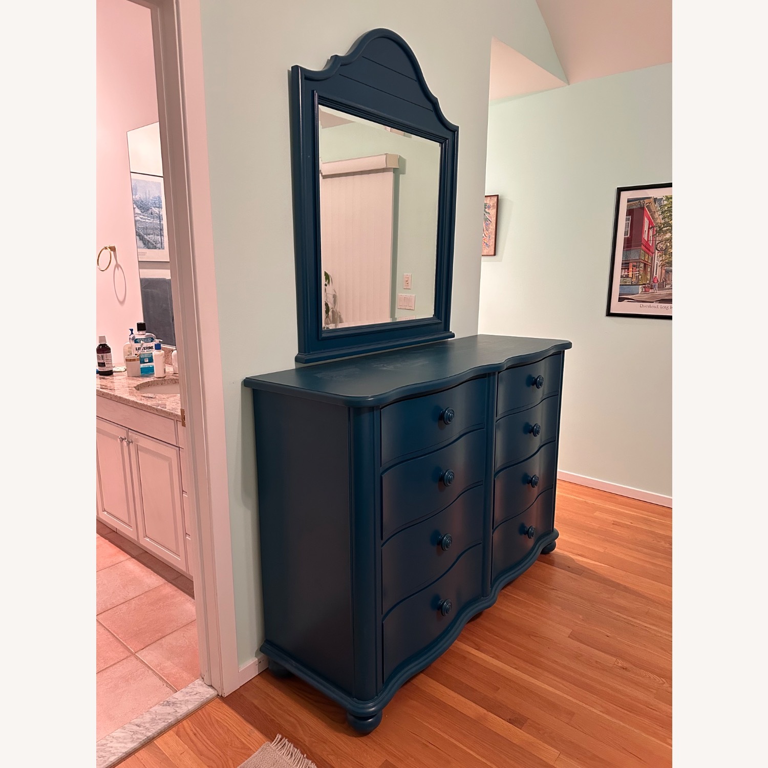 Green Wood Dresser - image-3