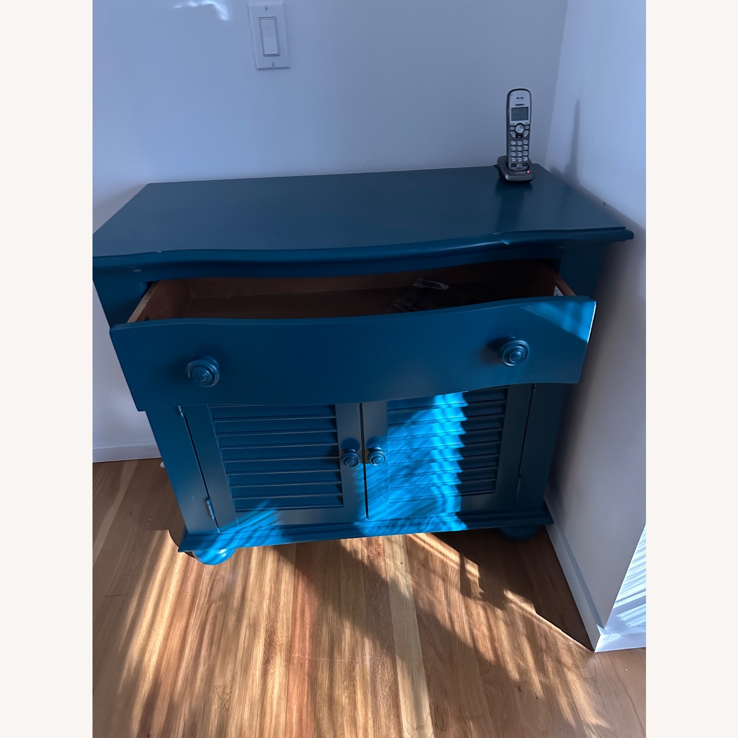 Stanley Furniture Green Wood Sideboard - image-1