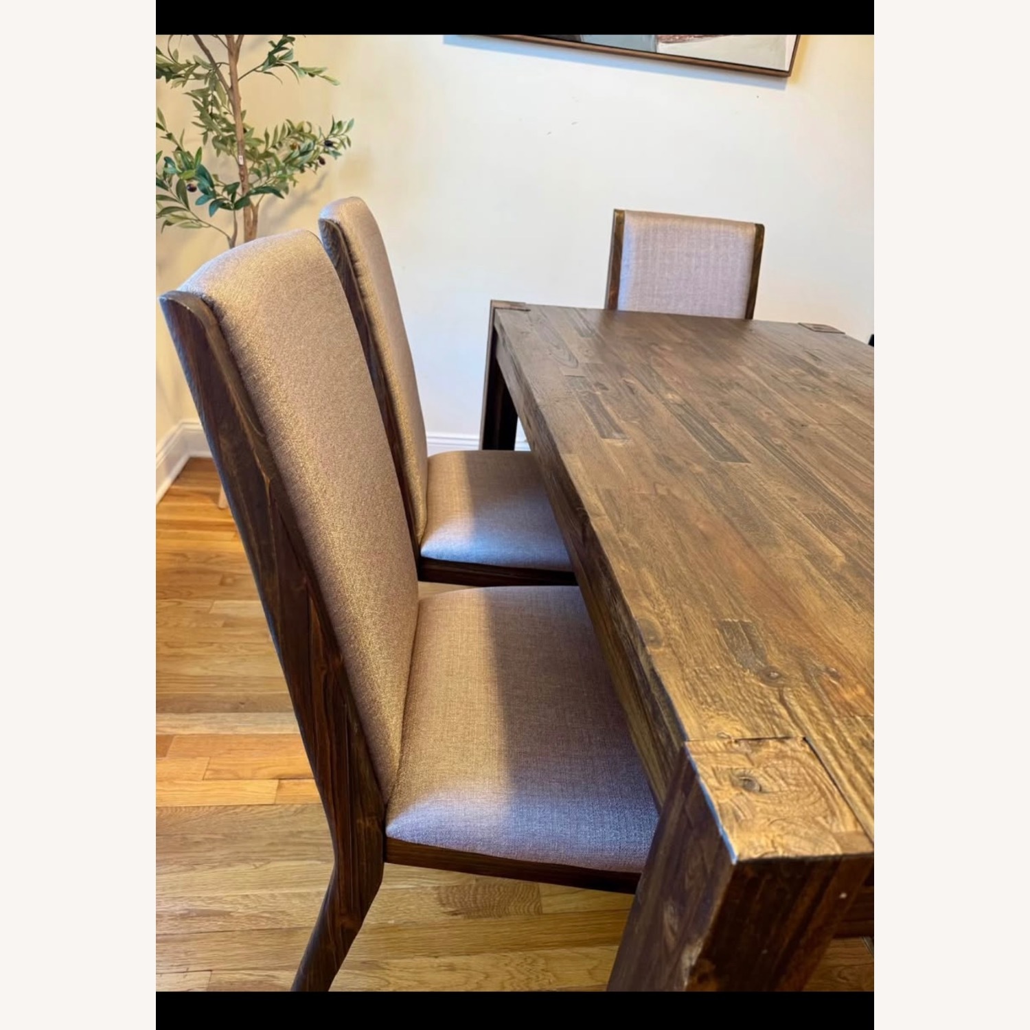 Wayfair Dark Brown Wood Dining Table - image-2