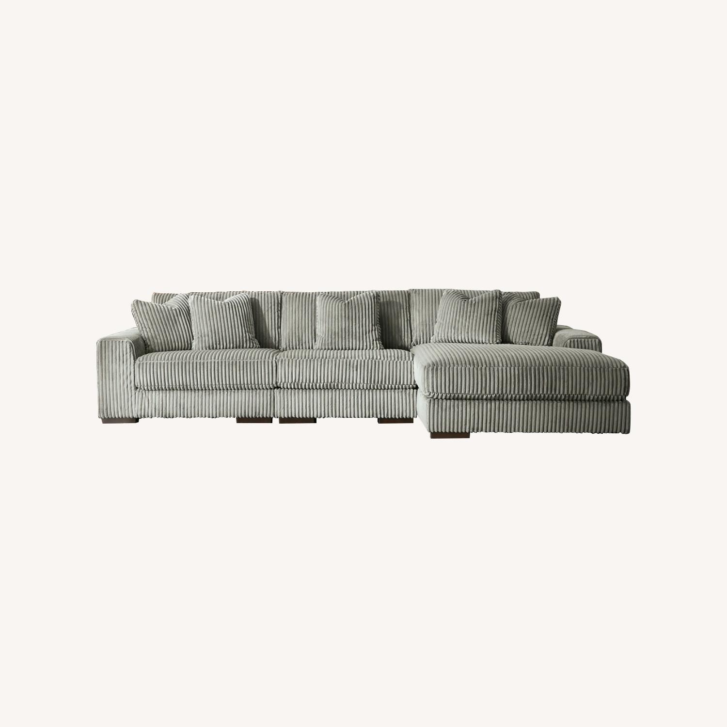 Ashley Furniture Lindyn 3-Piece Modular Sofa with Chaise - image-0