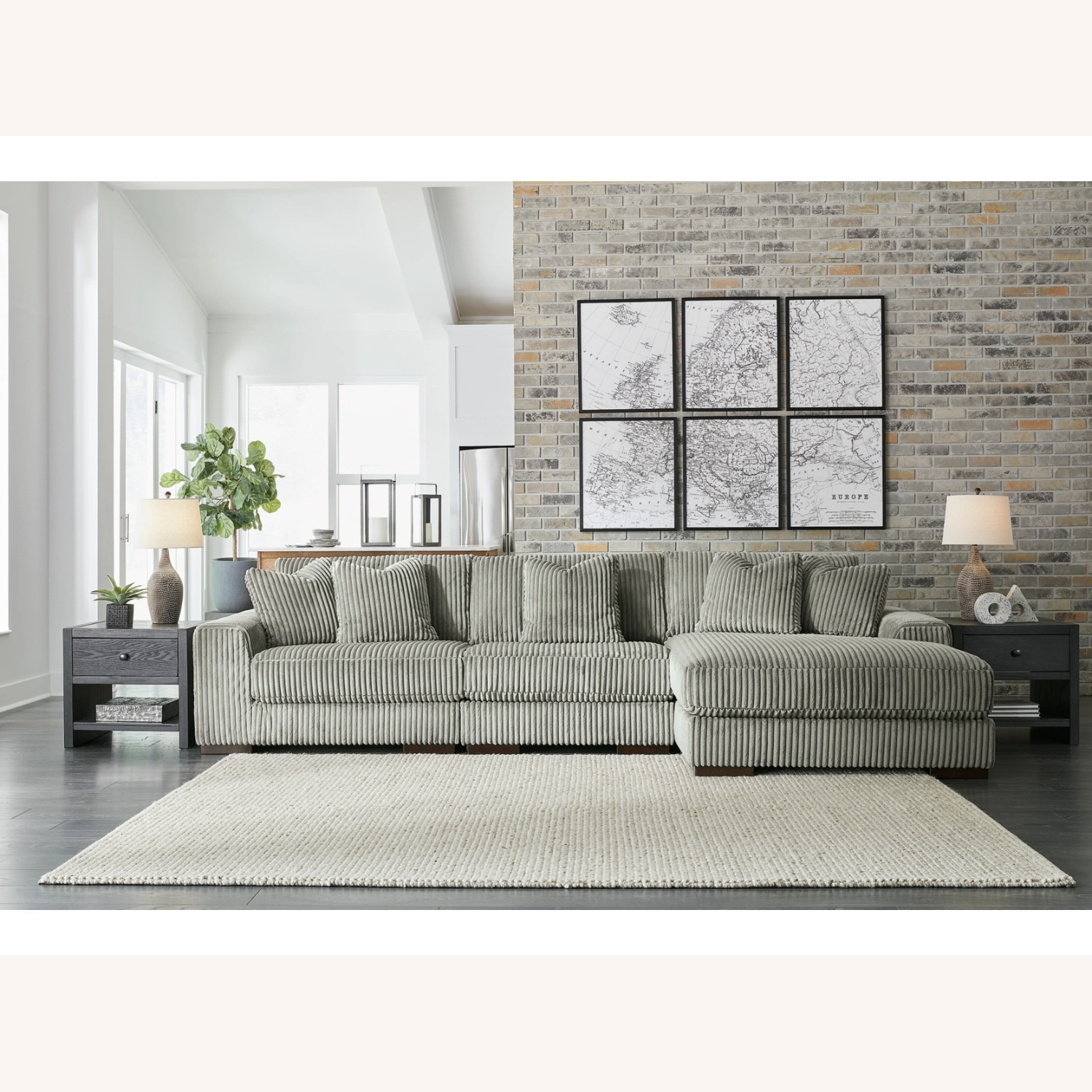 Ashley Furniture Lindyn 3-Piece Modular Sofa with Chaise - image-4