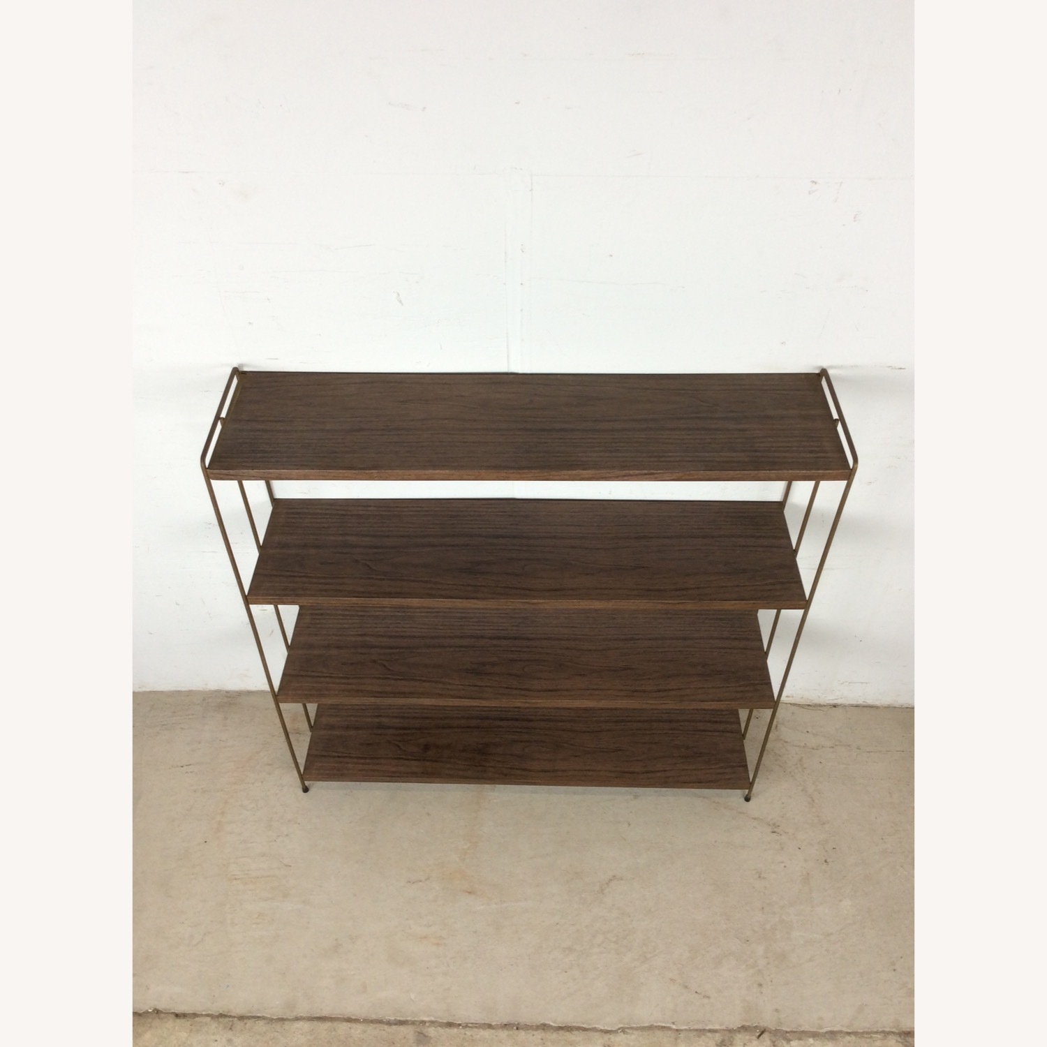 Mid Century Metal 4 Shelf Bookcase - image-4
