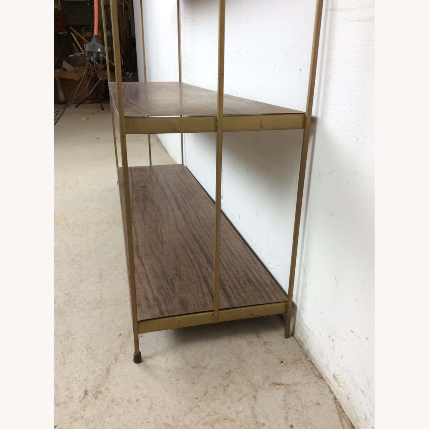Mid Century Metal 4 Shelf Bookcase - image-11