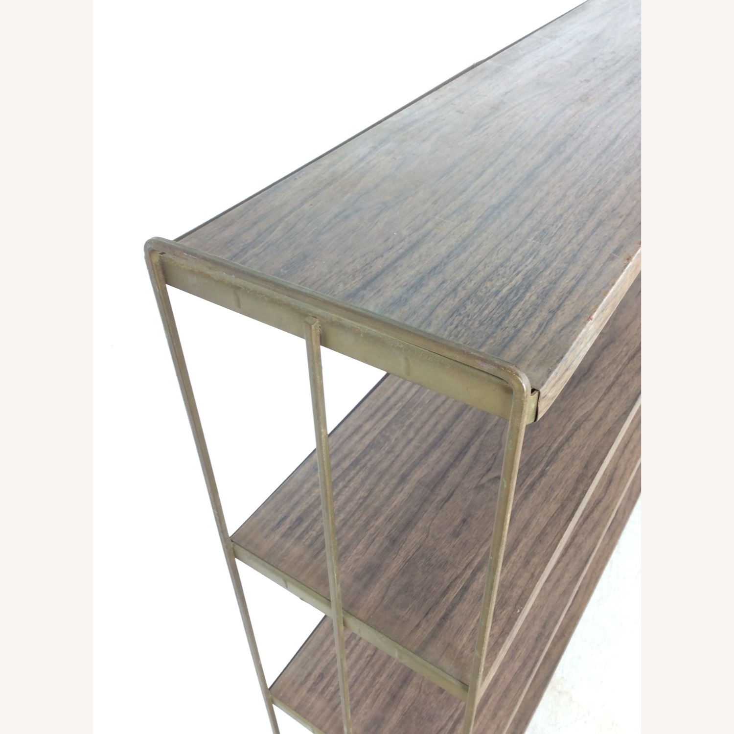 Mid Century Metal 4 Shelf Bookcase - image-13