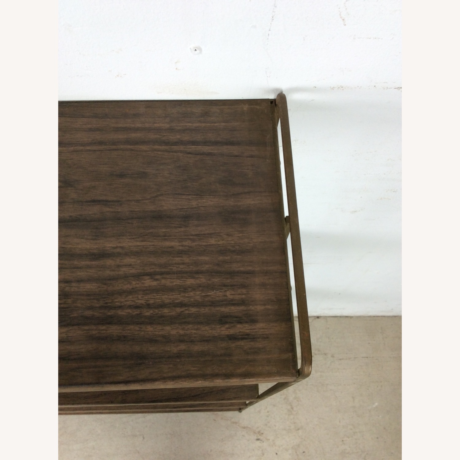 Mid Century Metal 4 Shelf Bookcase - image-6