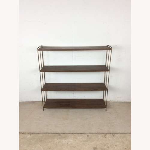 Used Mid Century Metal 4 Shelf Bookcase for sale on AptDeco