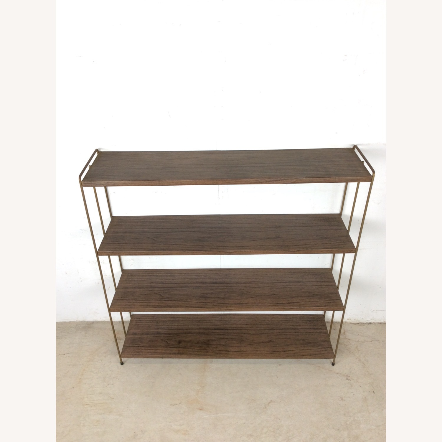 Mid Century Metal 4 Shelf Bookcase - image-3