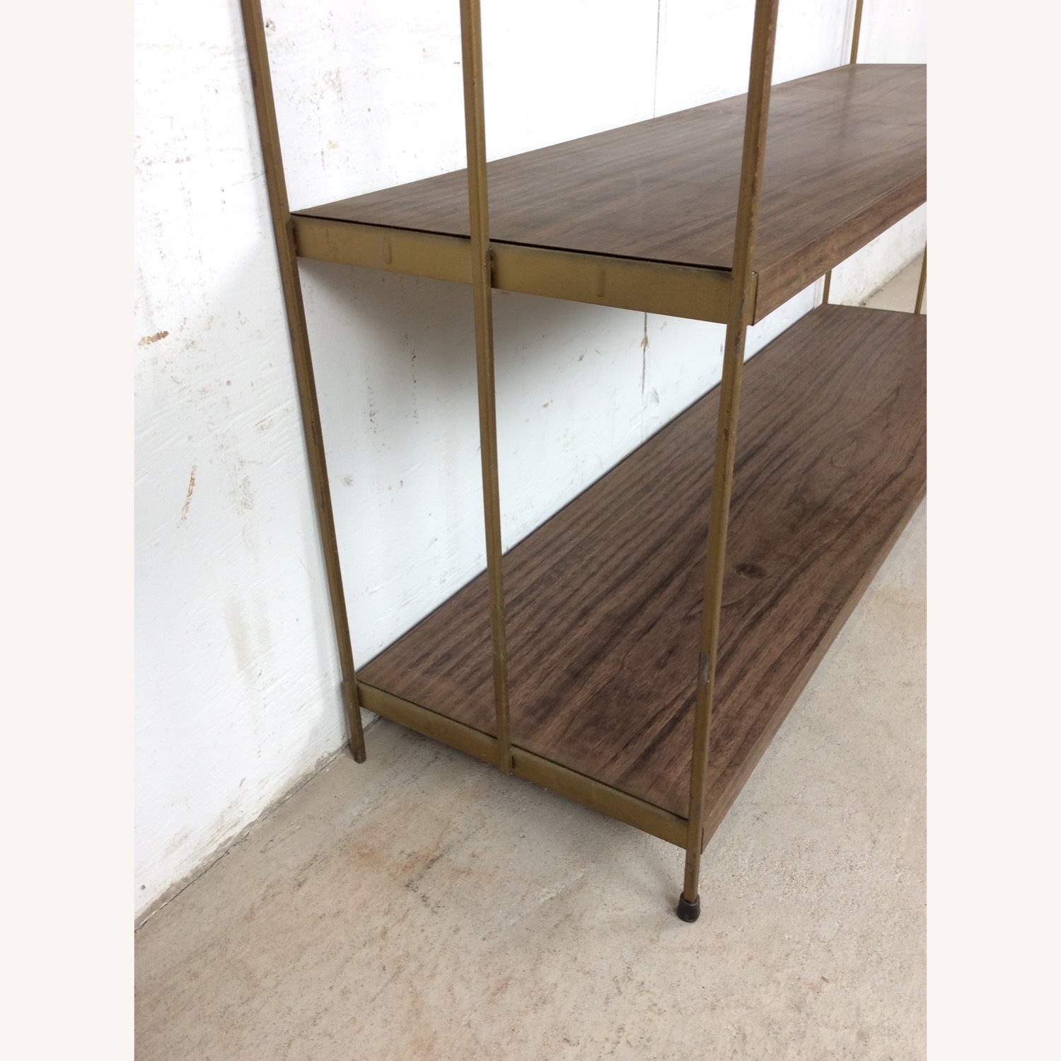 Mid Century Metal 4 Shelf Bookcase - image-14