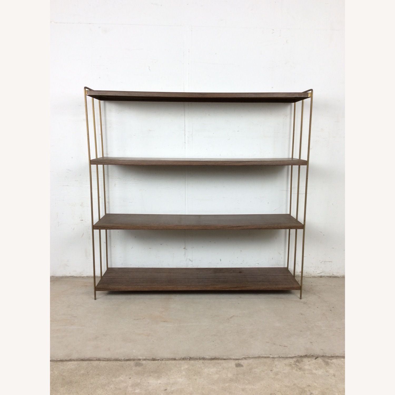 Mid Century Metal 4 Shelf Bookcase - image-16