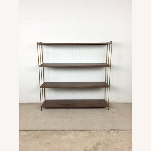 Used Mid Century Metal 4 Shelf Bookcase for sale on AptDeco