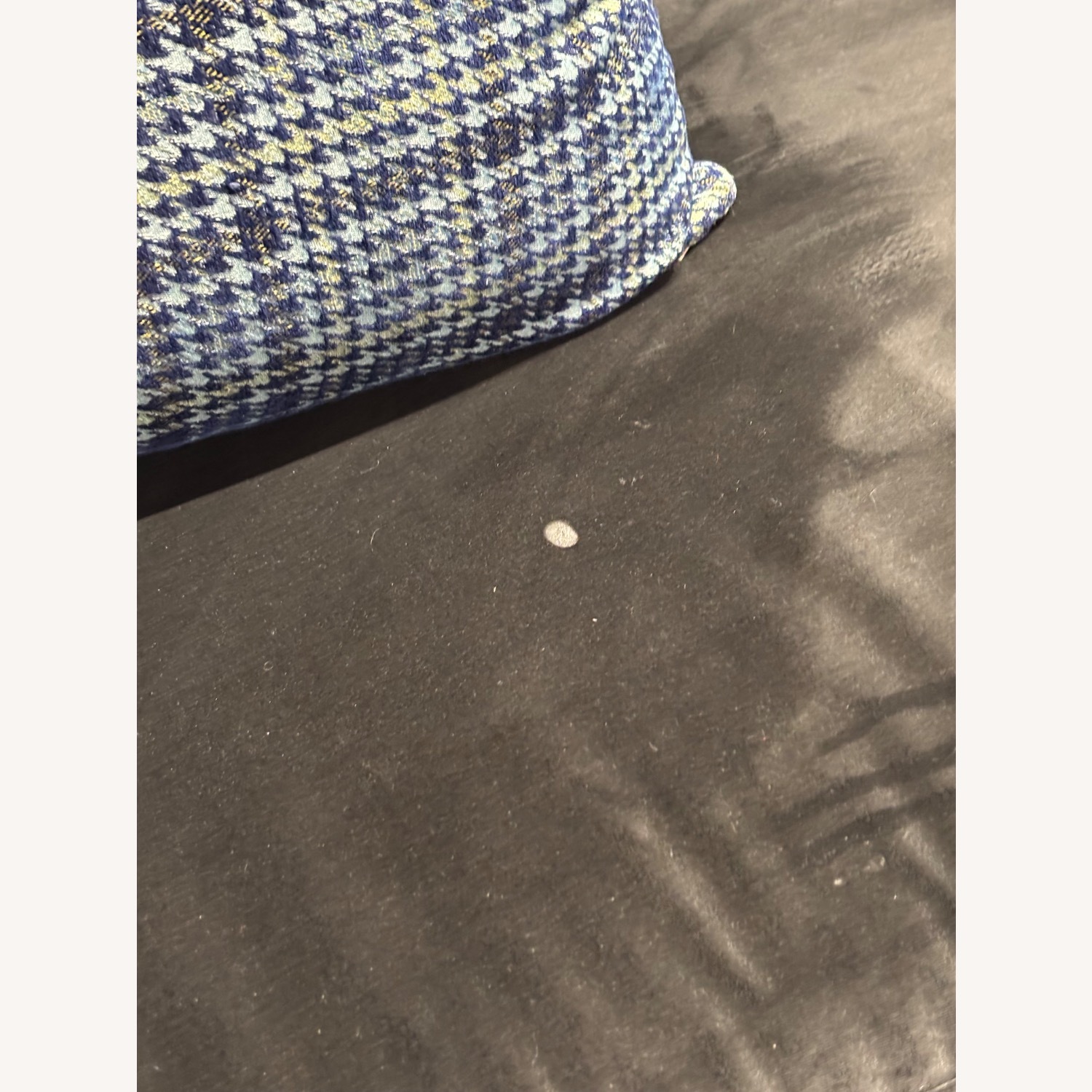 West Elm Harris Dark Grey Sofa Metal Legs - image-6