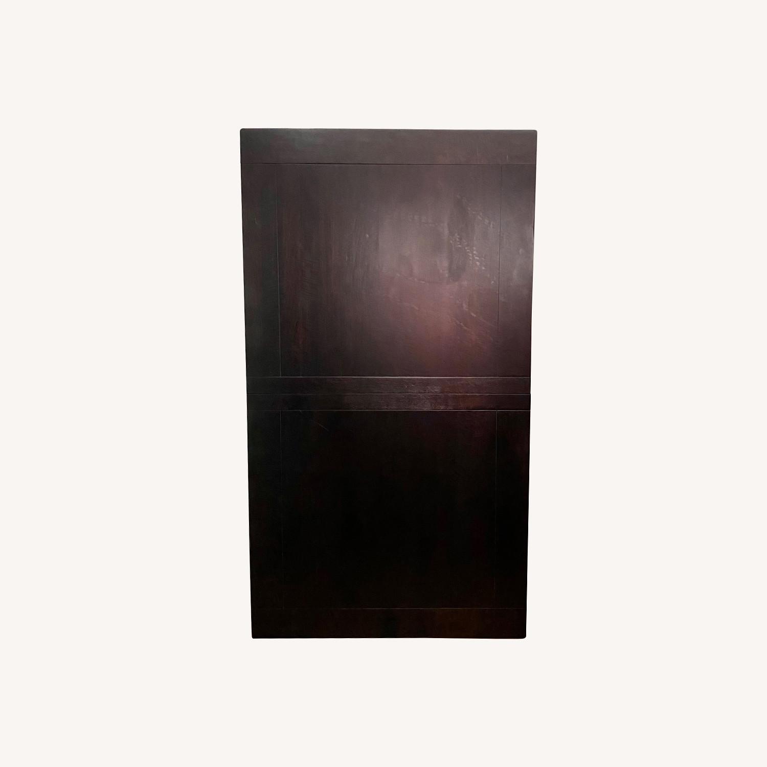 World Market Dark Brown Wood 6-Piece Dining Set - image-0