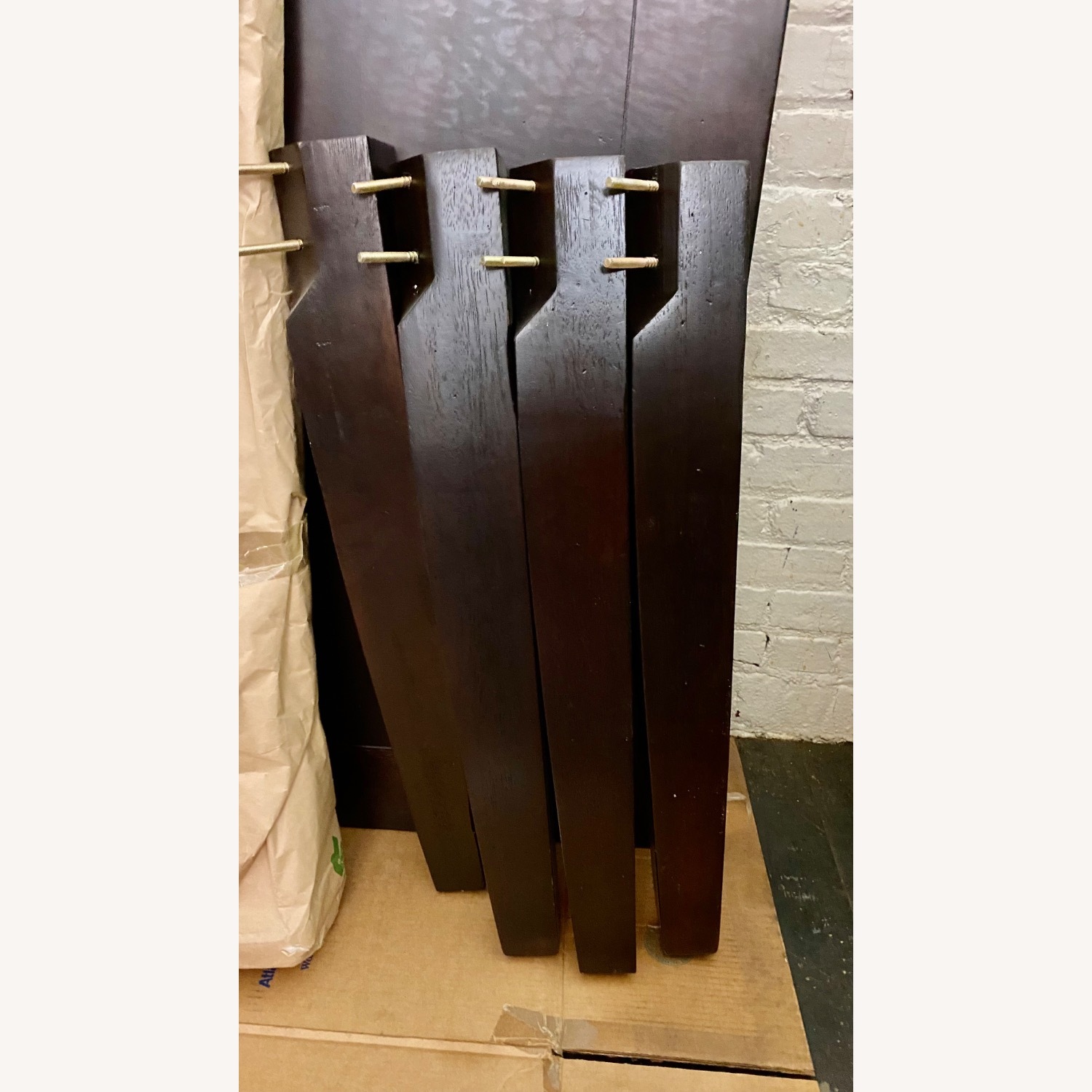 World Market Dark Brown Wood 6-Piece Dining Set - image-11