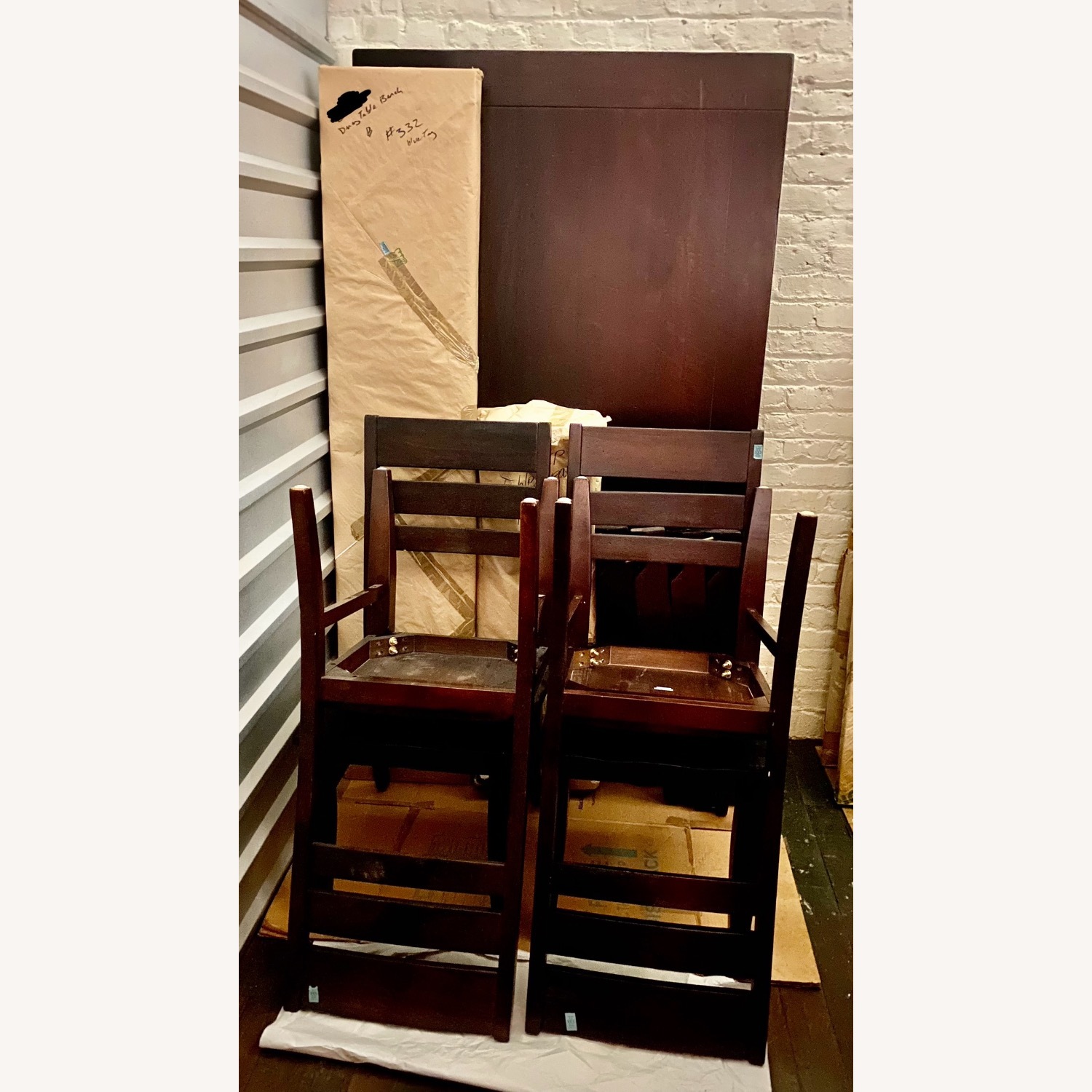 World Market Dark Brown Wood 6-Piece Dining Set - image-15