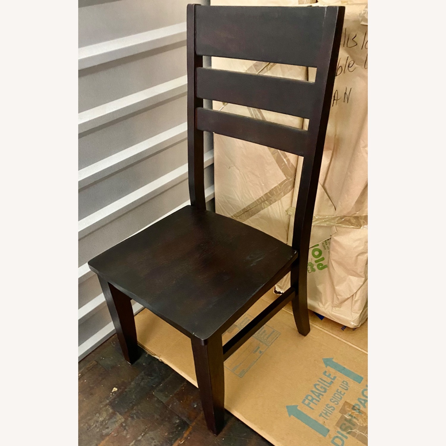 World Market Dark Brown Wood 6-Piece Dining Set - image-8