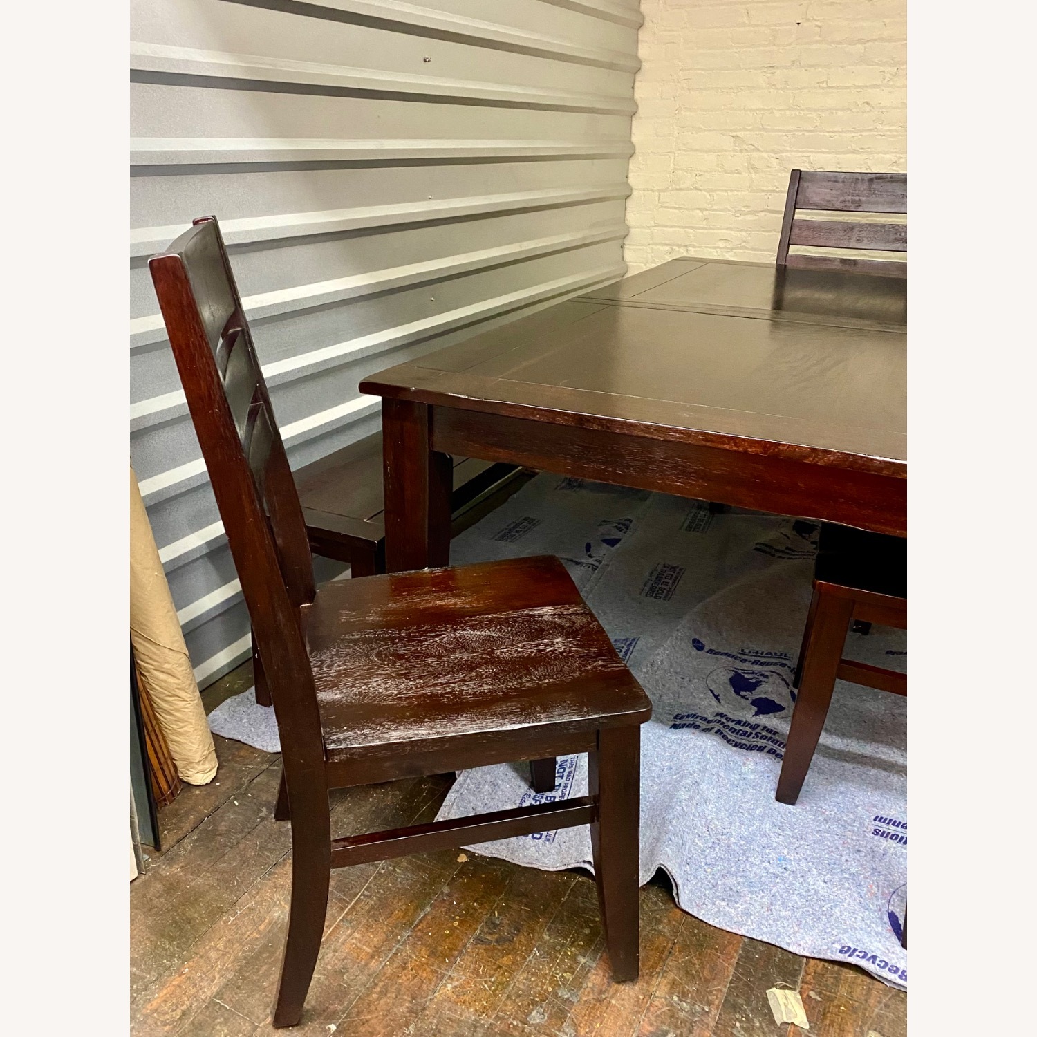 World Market Dark Brown Wood 6-Piece Dining Set - image-9