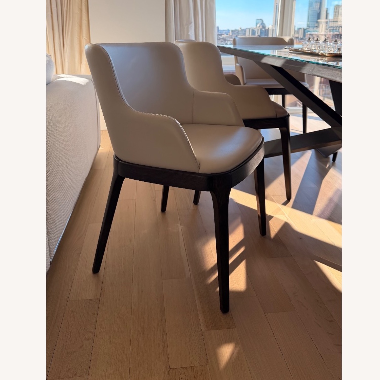 Cattelan Italia Natural Leather Dining Chairs - image-8