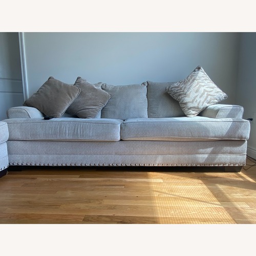 Used Bob's Comfortable Fabric 3 Seater Sofa for sale on AptDeco