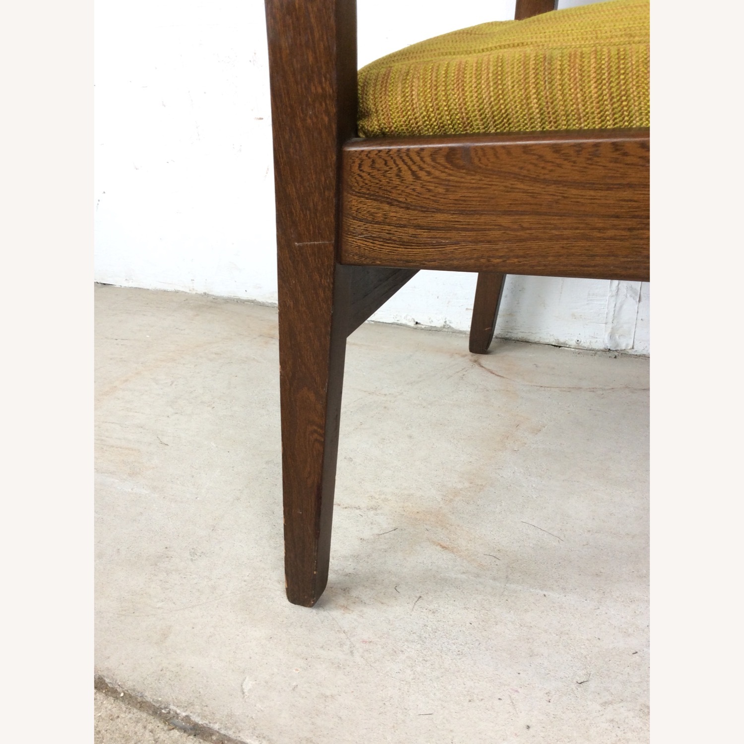 Mid Century Arm Chair with Vintage Upholstery - image-26