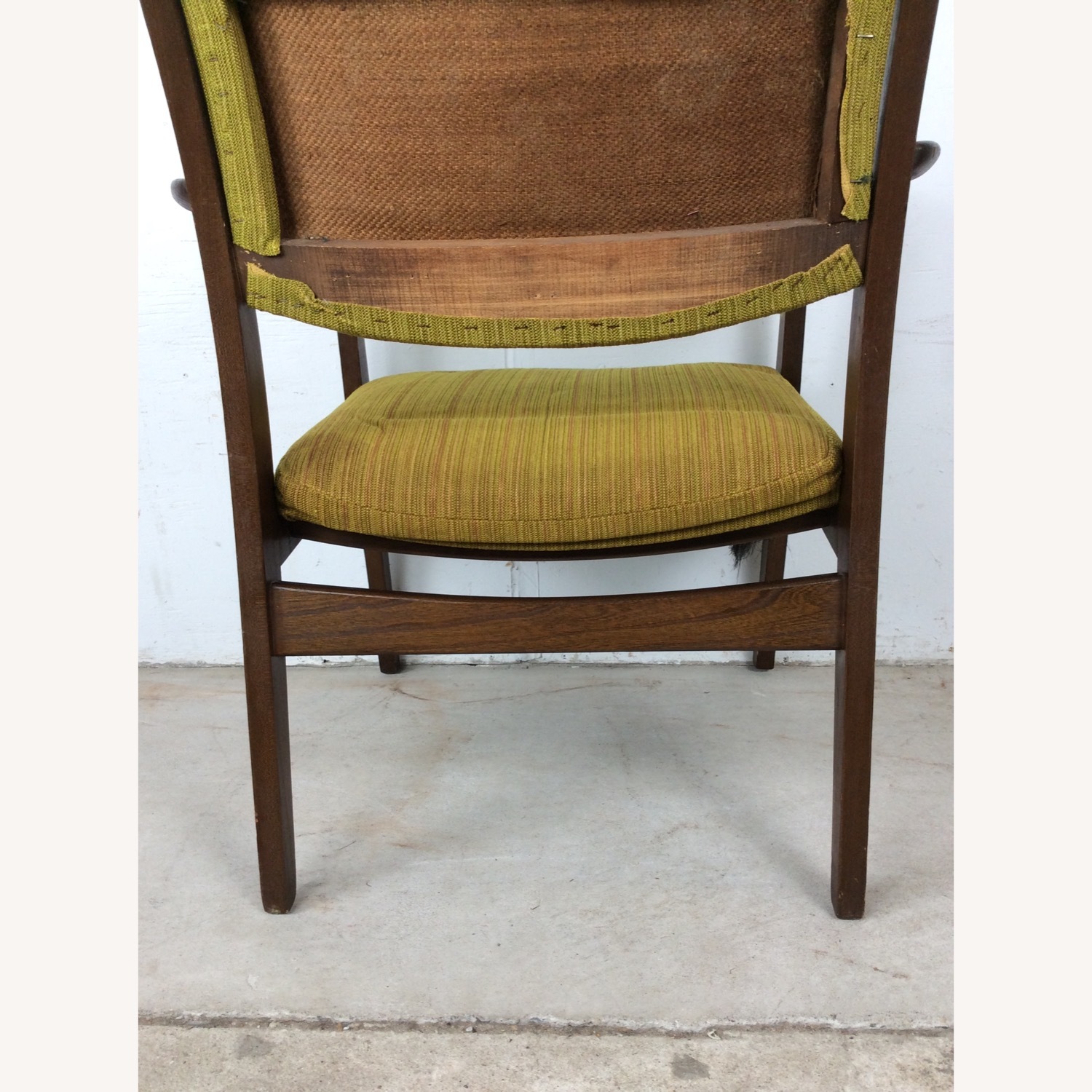 Mid Century Arm Chair with Vintage Upholstery - image-21