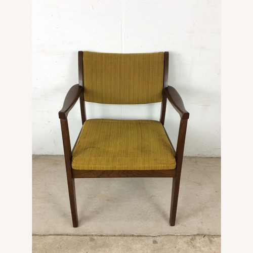 Used Mid Century Arm Chair with Vintage Upholstery for sale on AptDeco