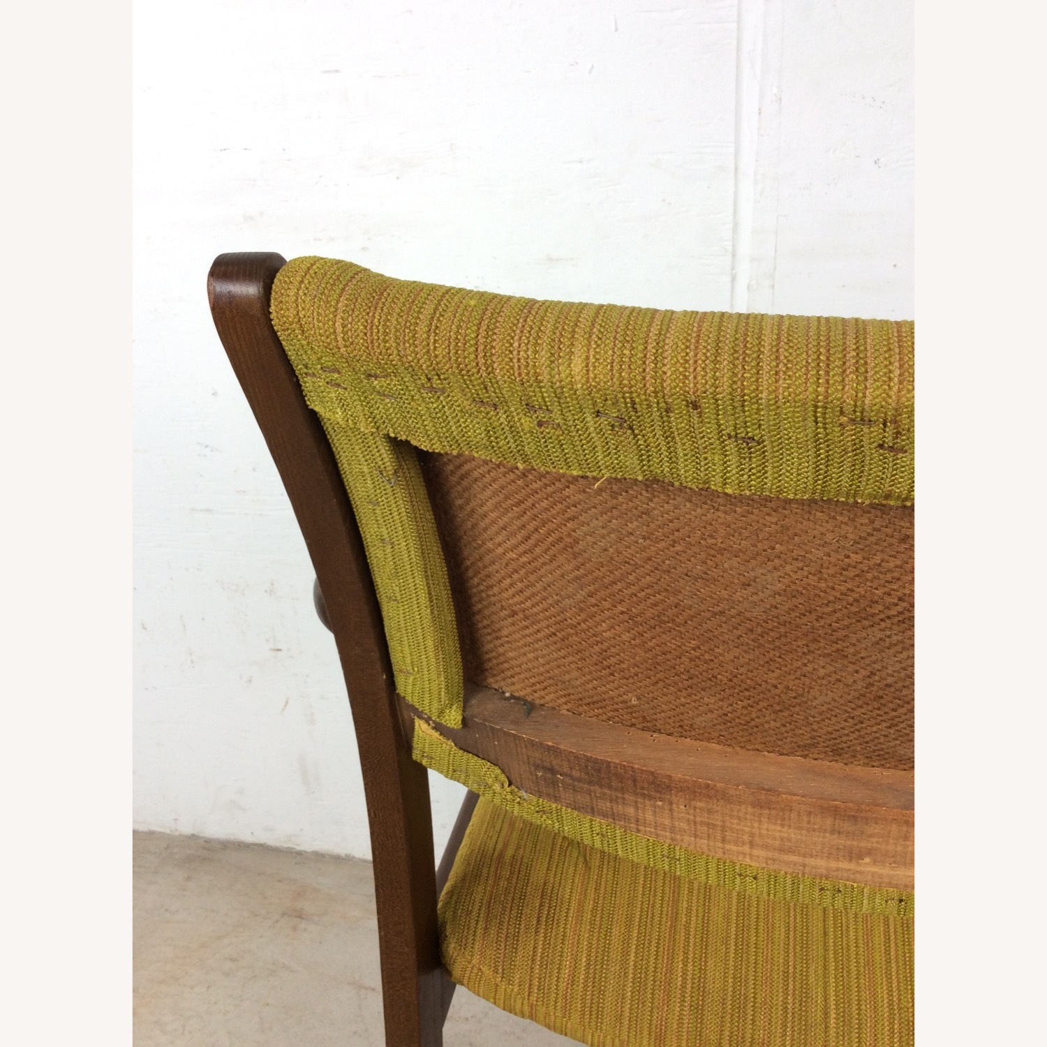 Mid Century Arm Chair with Vintage Upholstery - image-22