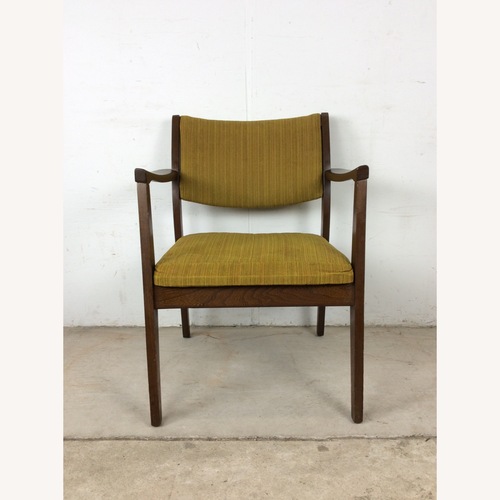 Used Mid Century Arm Chair with Vintage Upholstery for sale on AptDeco