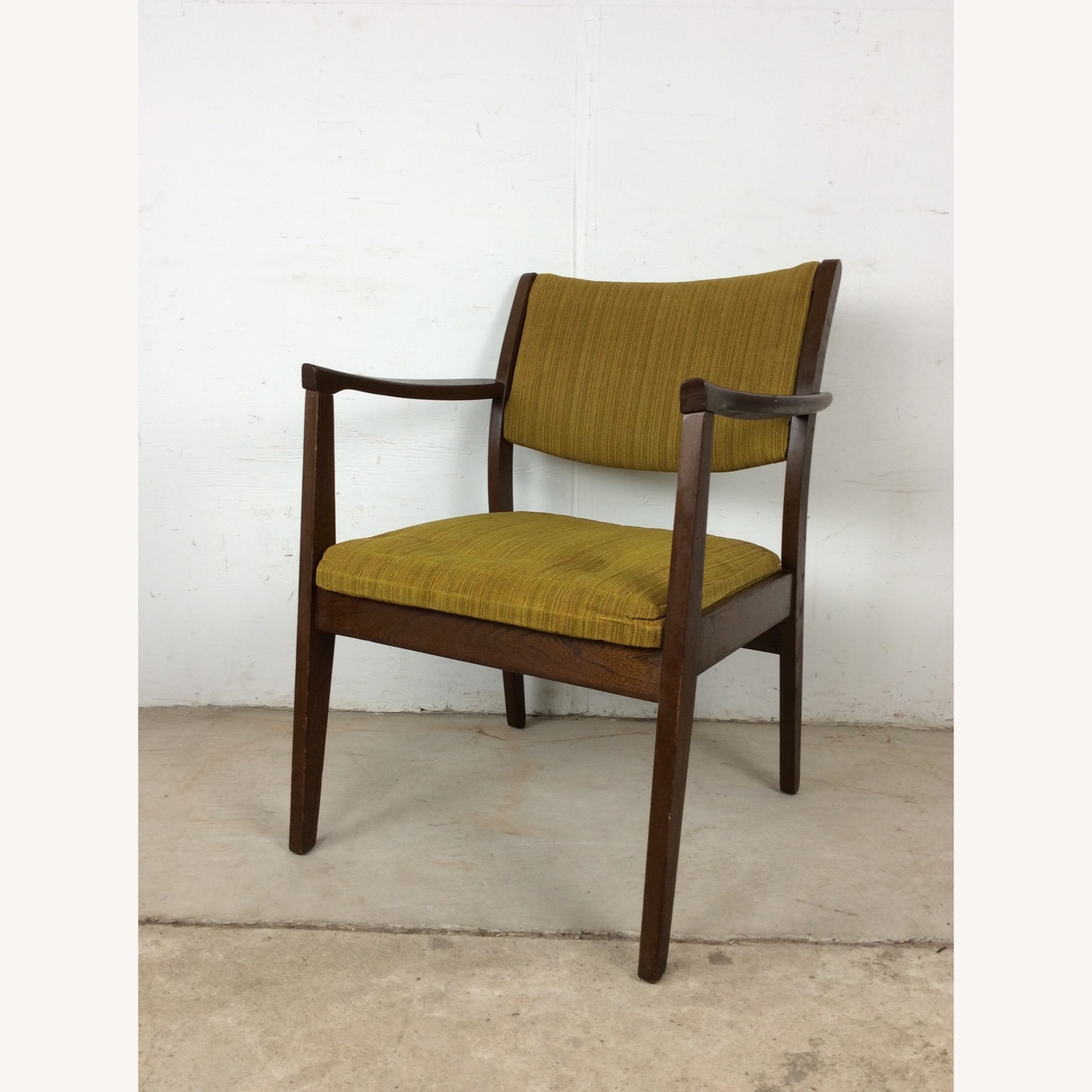 Mid Century Arm Chair with Vintage Upholstery - image-13