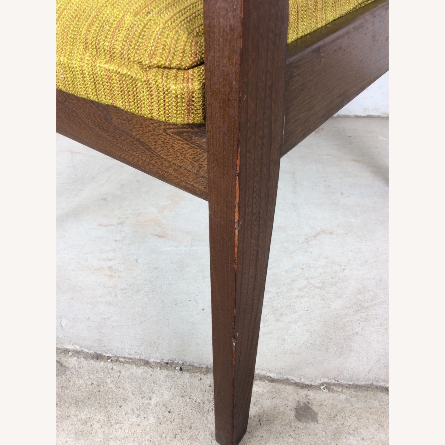 Mid Century Arm Chair with Vintage Upholstery - image-14