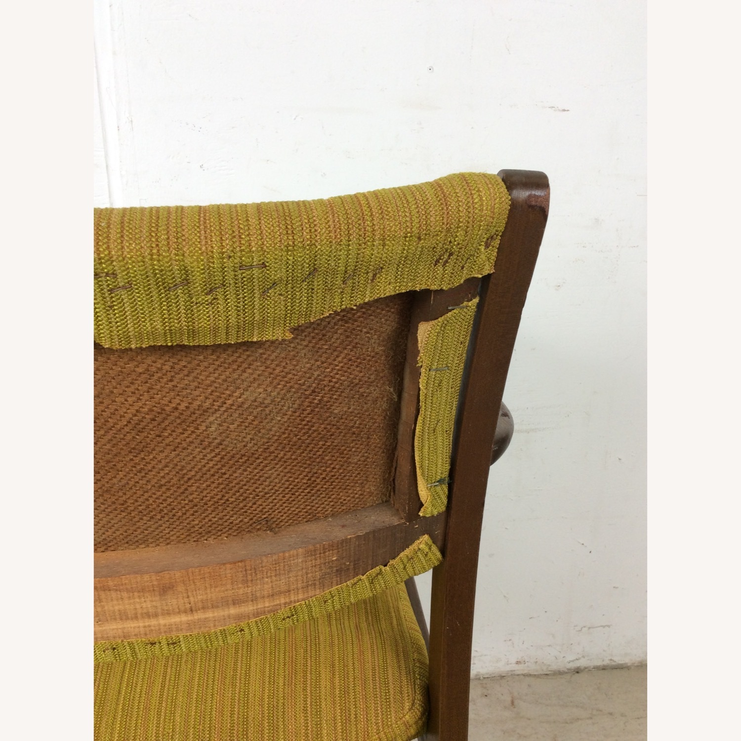 Mid Century Arm Chair with Vintage Upholstery - image-23