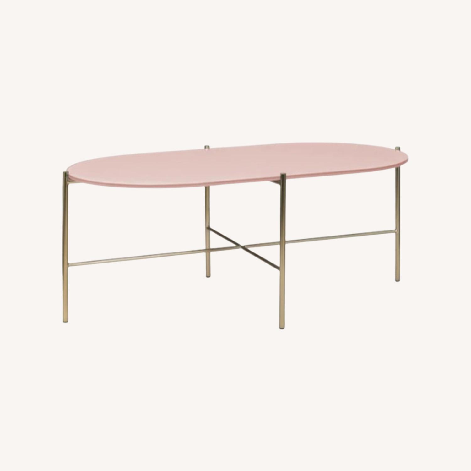 Article Pink Silicus Oblong Coffee Table - image-0