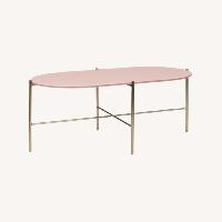 Article Pink Silicus Oblong Coffee Table