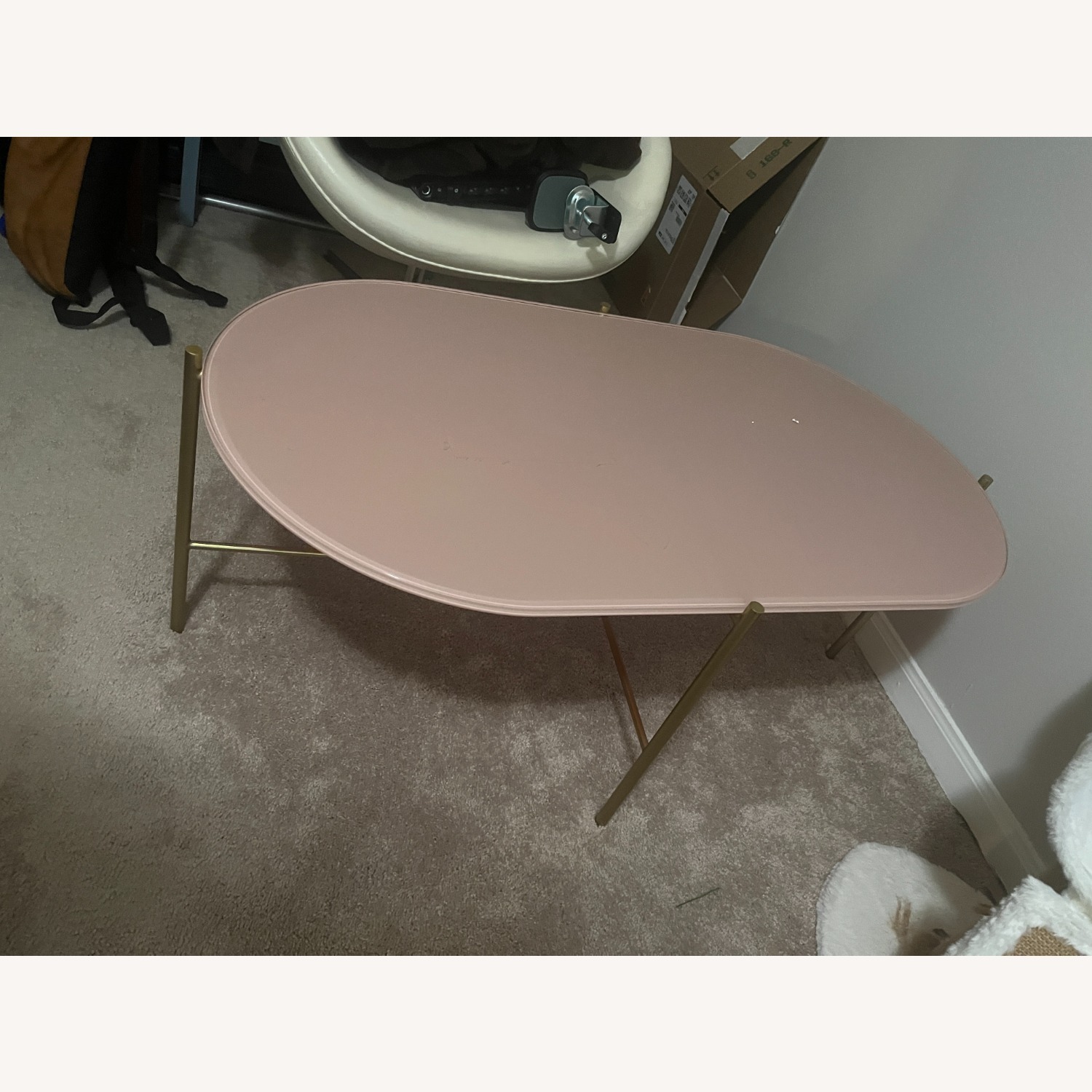 Article Pink Silicus Oblong Coffee Table - image-3