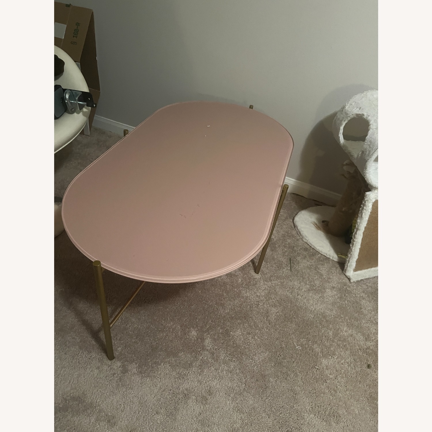 Article Pink Silicus Oblong Coffee Table - image-1
